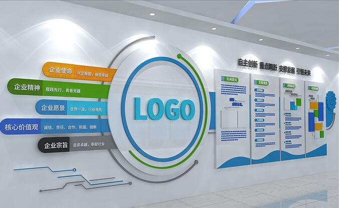 辦公室文化墻創(chuàng)意設(shè)計(jì)圖片(圖5) 公司辦公室文化墻創(chuàng)意設(shè)計(jì)圖片