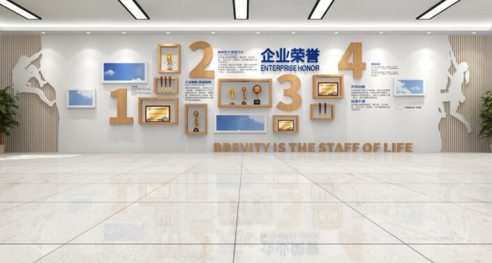 勇攀高峰榮譽展示企業(yè)榮譽榜文化墻排版設(shè)計