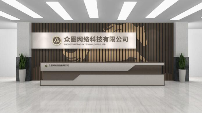 創(chuàng)意前臺背景墻設(shè)計(jì)效果圖(圖4) 簡約高端質(zhì)感線條圖企業(yè)前臺酒店背景墻效果圖