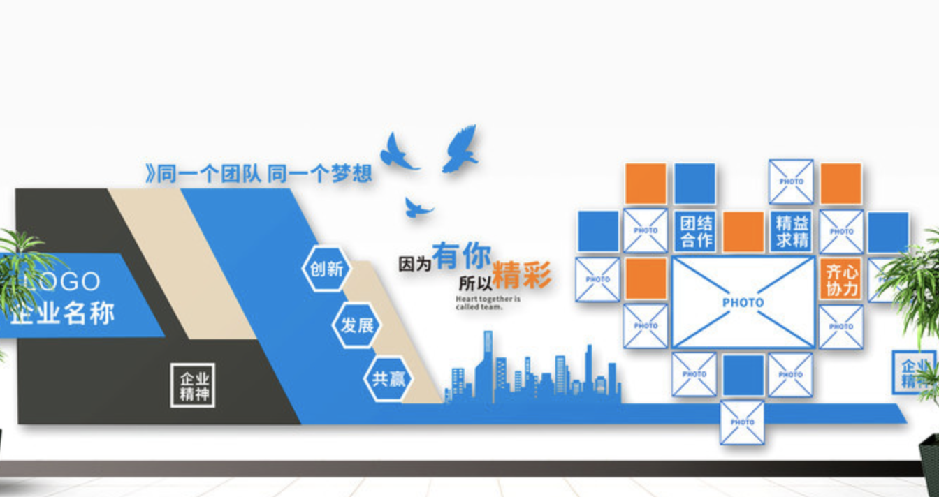 企業(yè)文化墻立體照片墻公司員工風(fēng)采形象墻(圖2) 企業(yè)文化墻立體照片墻公司員工風(fēng)采形象墻